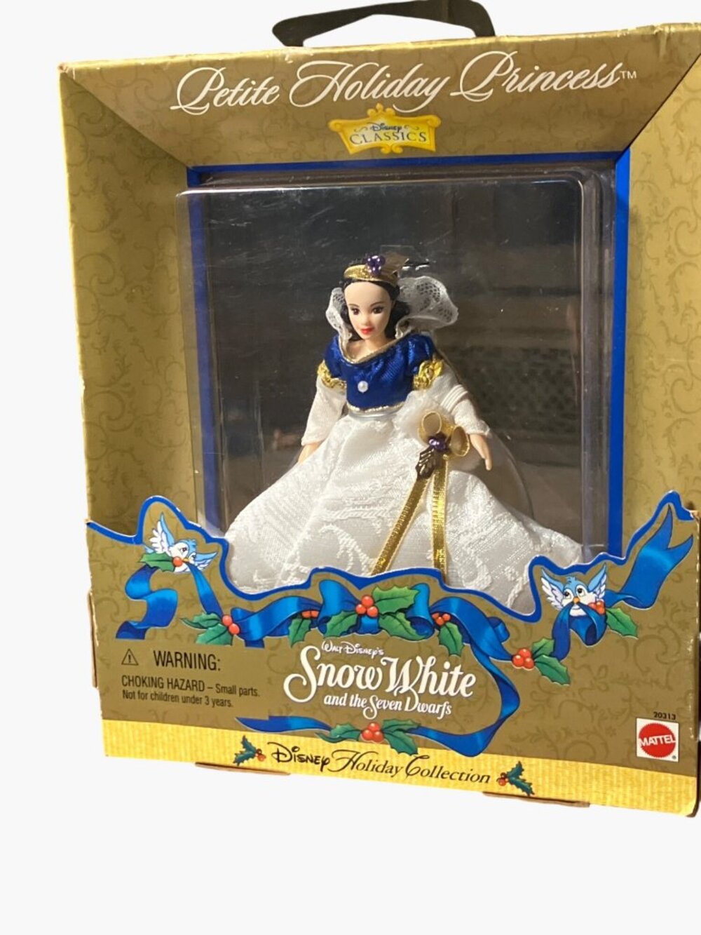 Disney Holiday Collection Petite Holiday Princess Snow White Ornament Mattel 200